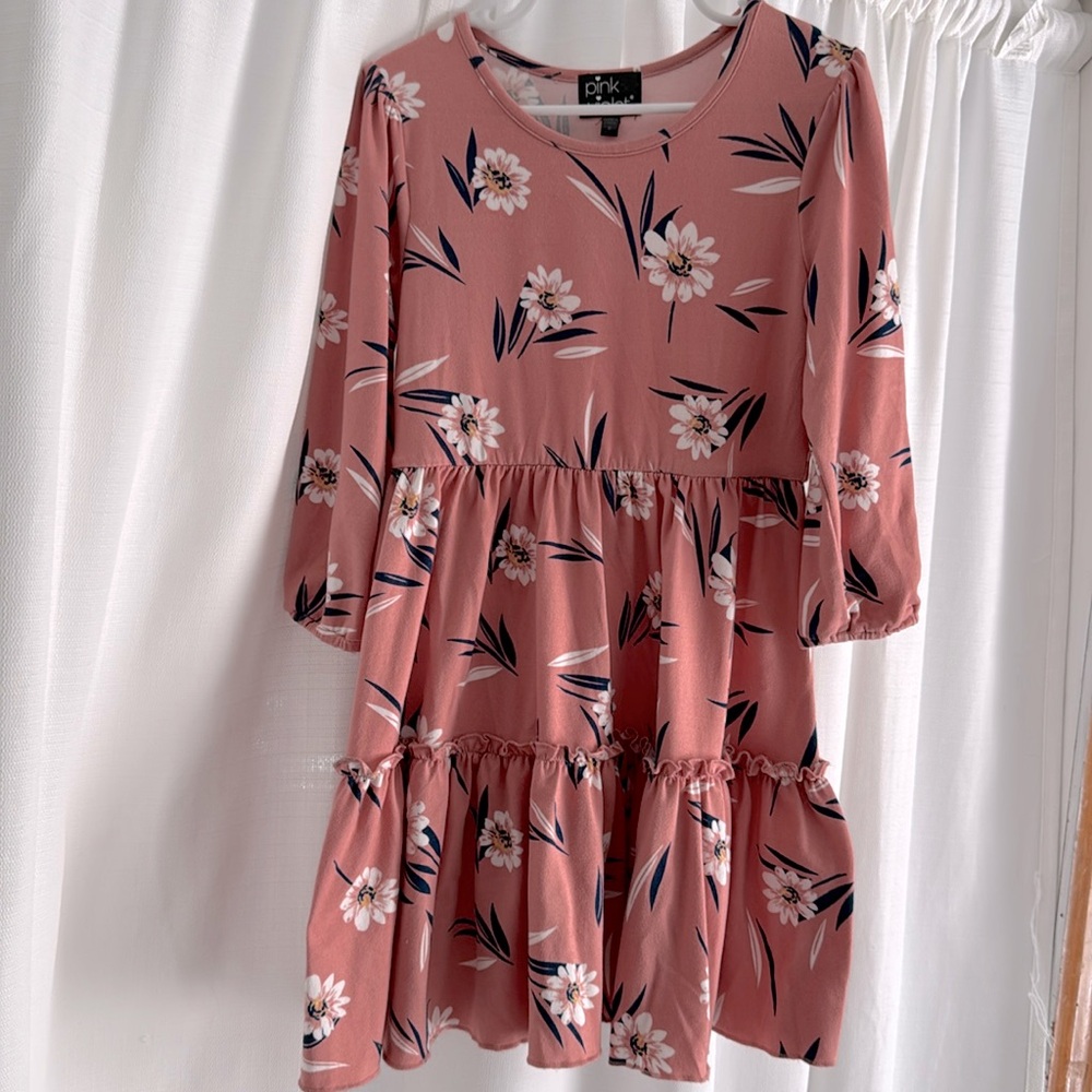 Pink & Violet Girls Dress